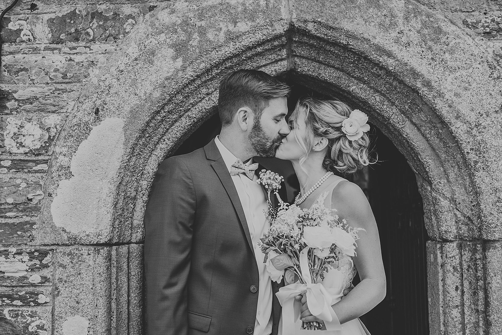 Beautiful, relaxed wedding photography at Langdon Court Hotel in Devon and Wembury Church and Wembury Beach