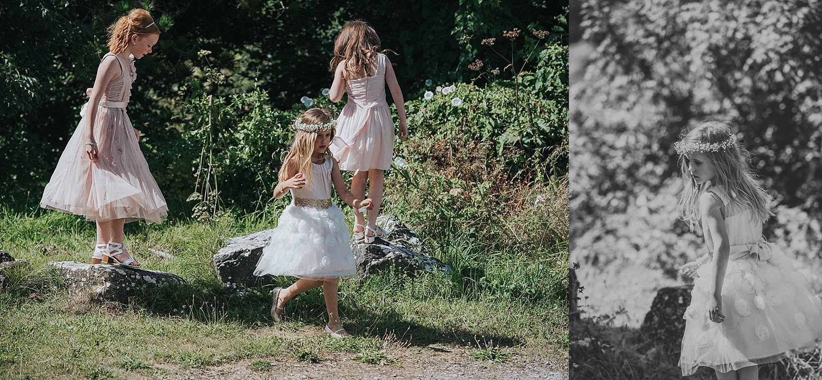 Beautiful, relaxed wedding photography at Langdon Court Hotel in Devon and Wembury Church and Wembury Beach