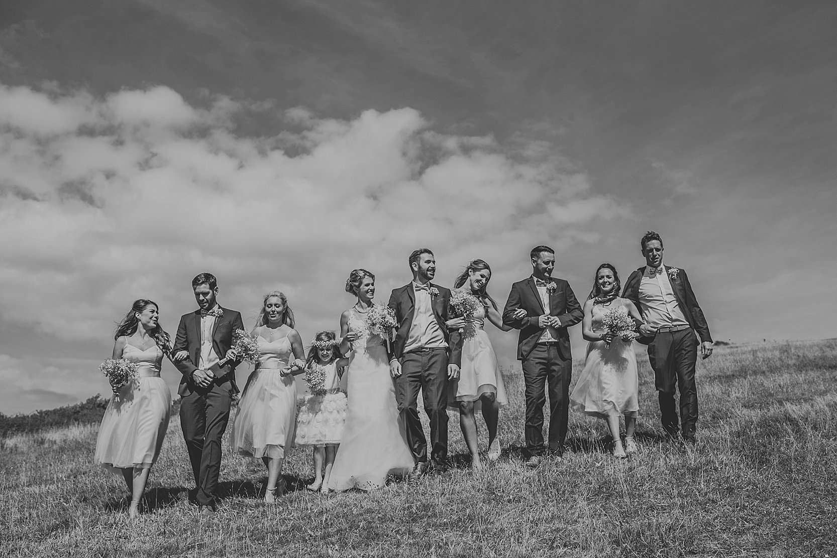Beautiful, relaxed wedding photography at Langdon Court Hotel in Devon and Wembury Church and Wembury Beach
