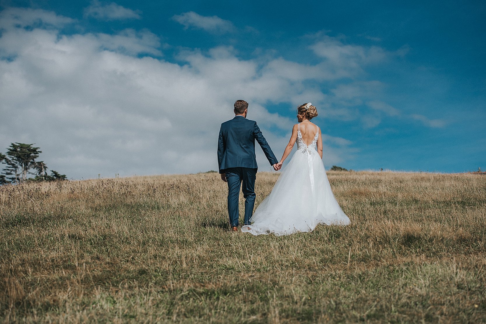 Beautiful, relaxed wedding photography at Langdon Court Hotel in Devon and Wembury Church and Wembury Beach