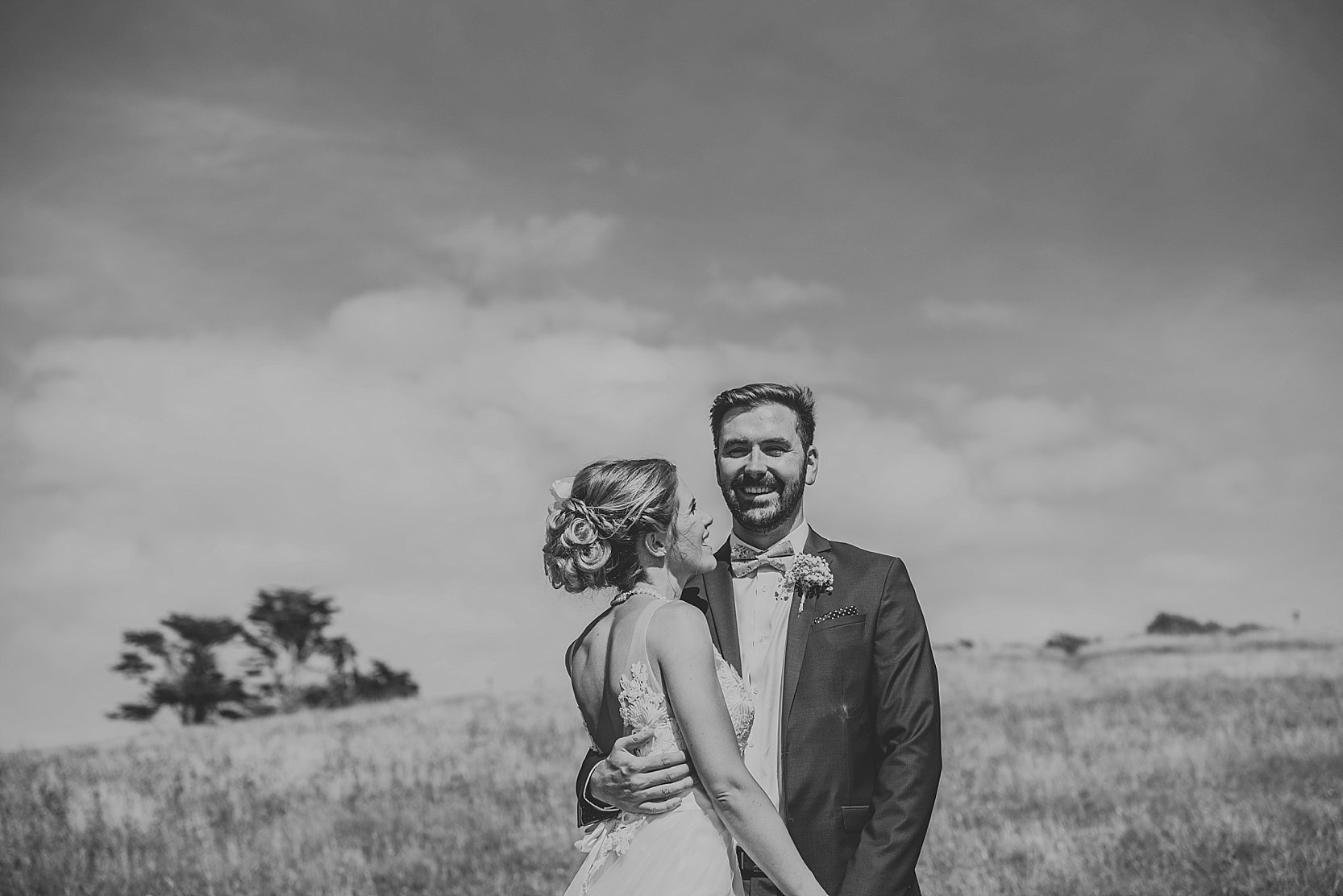 Beautiful, relaxed wedding photography at Langdon Court Hotel in Devon and Wembury Church and Wembury Beach