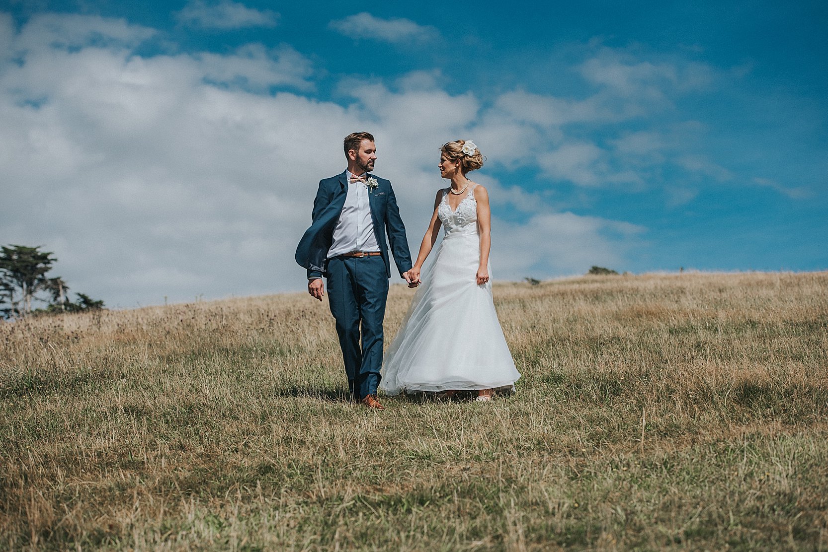Beautiful, relaxed wedding photography at Langdon Court Hotel in Devon and Wembury Church and Wembury Beach