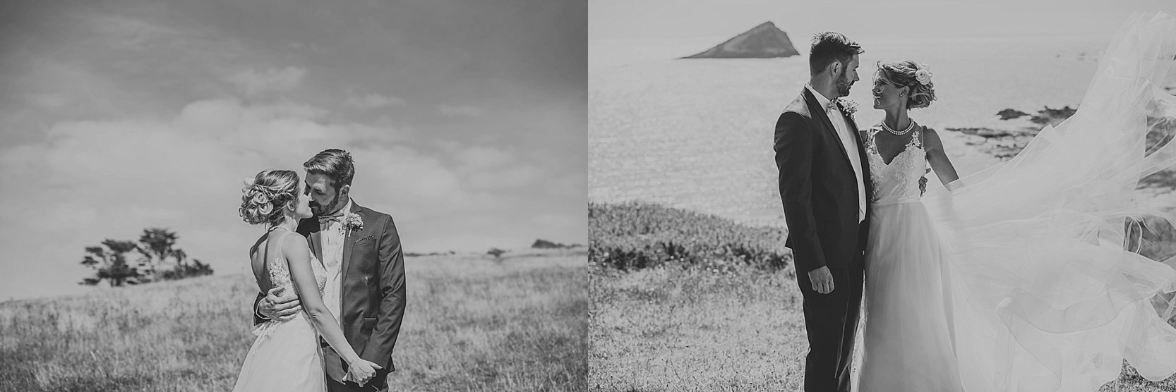 Beautiful, relaxed wedding photography at Langdon Court Hotel in Devon and Wembury Church and Wembury Beach