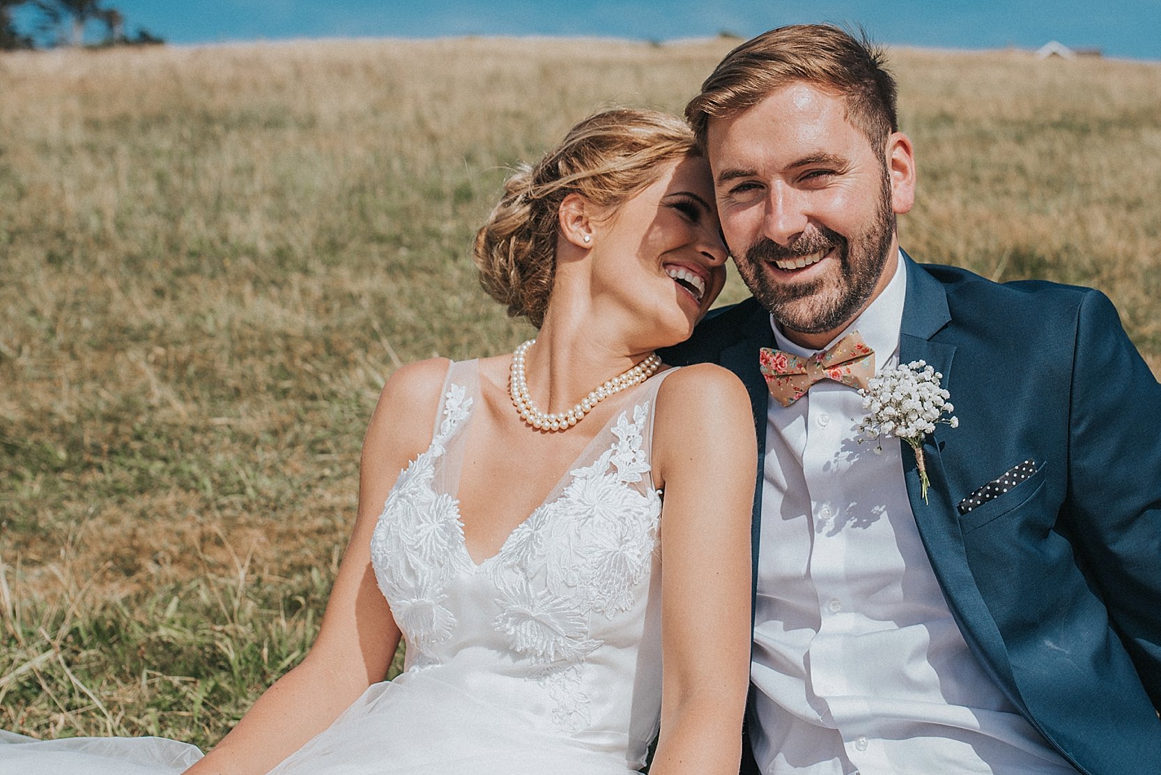 Beautiful, relaxed wedding photography at Langdon Court Hotel in Devon and Wembury Church and Wembury Beach