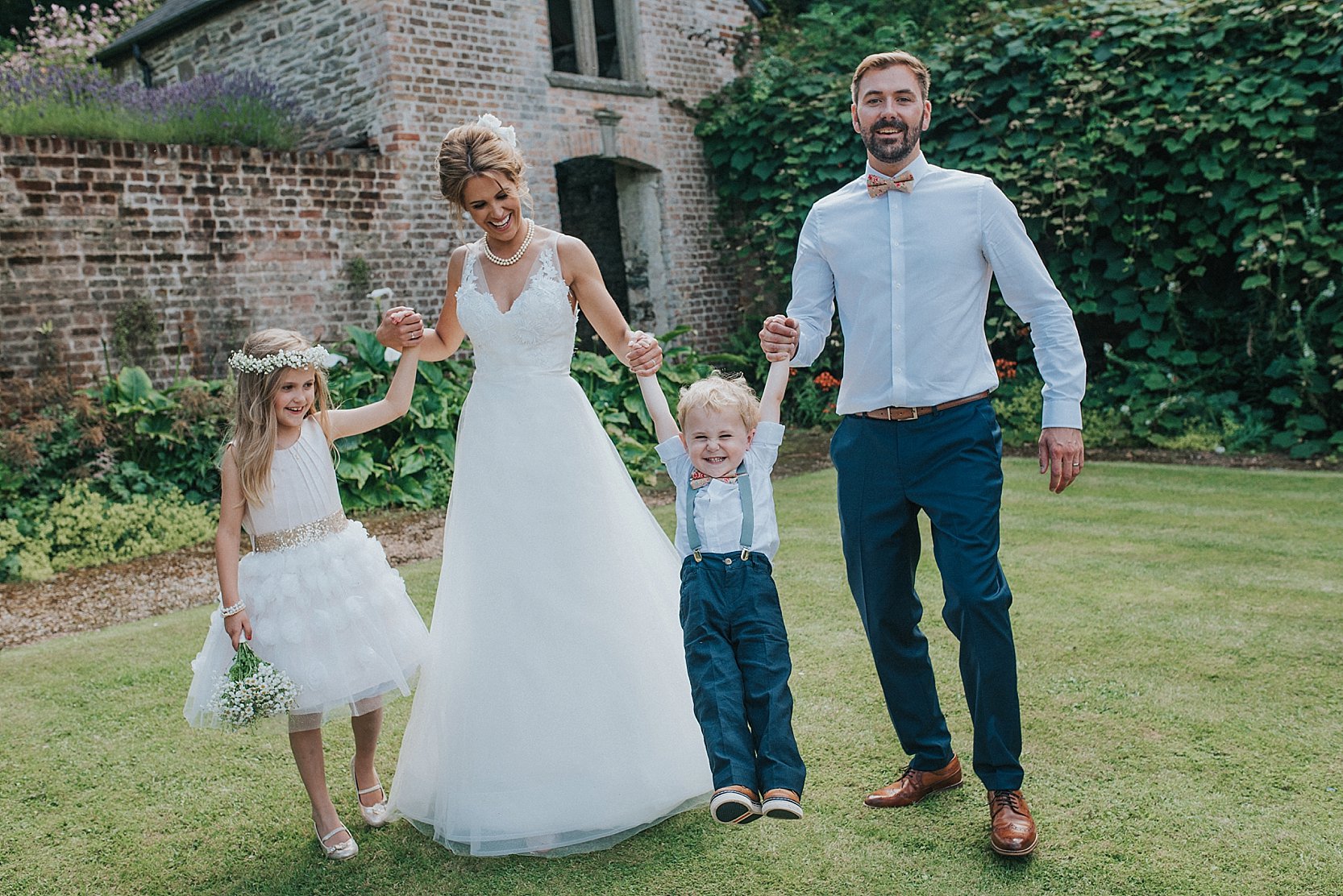 Beautiful, relaxed wedding photography at Langdon Court Hotel in Devon and Wembury Church and Wembury Beach