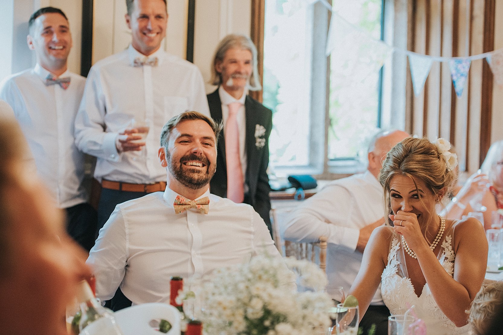 Beautiful, relaxed wedding photography at Langdon Court Hotel in Devon and Wembury Church and Wembury Beach