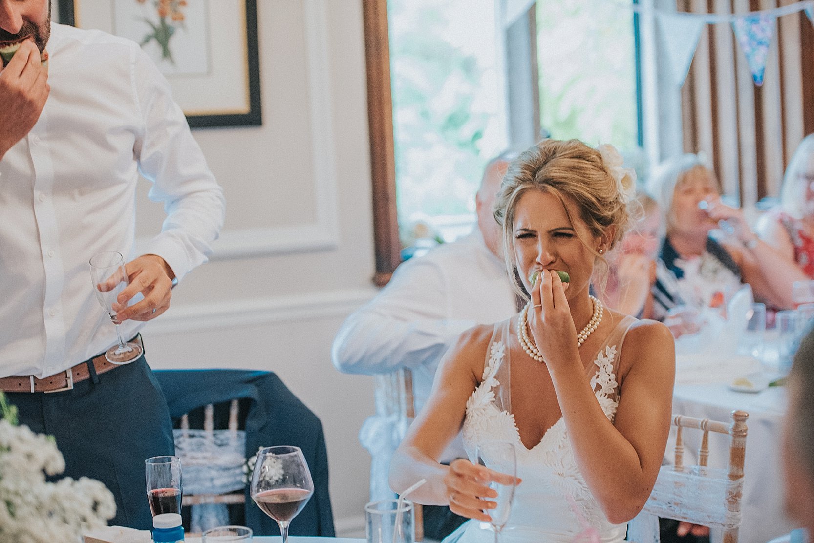 Beautiful, relaxed wedding photography at Langdon Court Hotel in Devon and Wembury Church and Wembury Beach