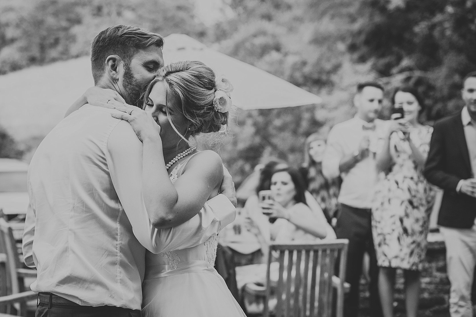 Beautiful, relaxed wedding photography at Langdon Court Hotel in Devon and Wembury Church and Wembury Beach