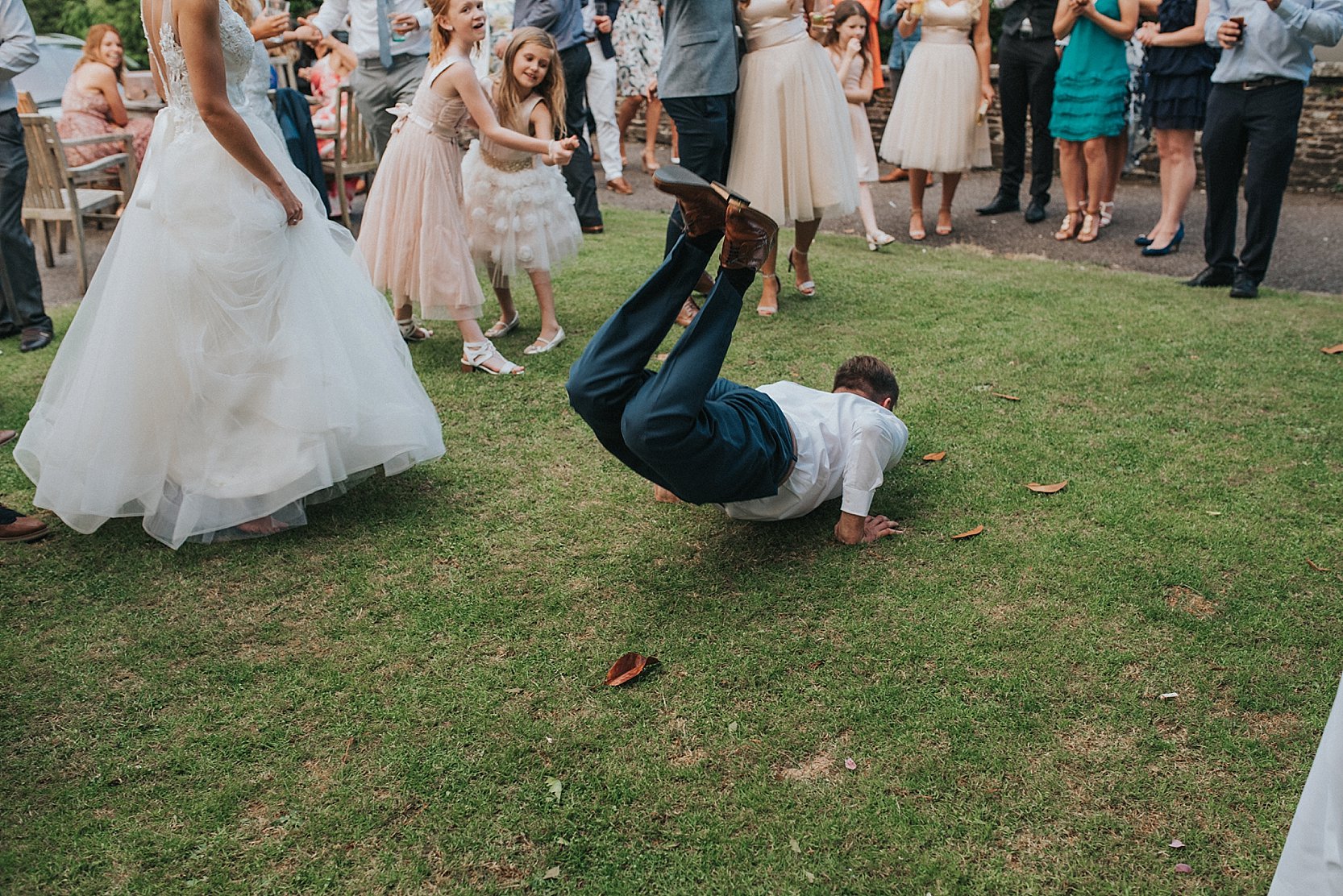 Beautiful, relaxed wedding photography at Langdon Court Hotel in Devon and Wembury Church and Wembury Beach
