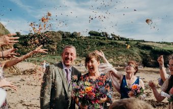 Devon Beach Wedding and Handfasting Ceremony