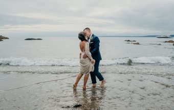 POLHAWN FORT WEDDING PHOTOGRAPHY - a romantic Cornish wedding by the sea