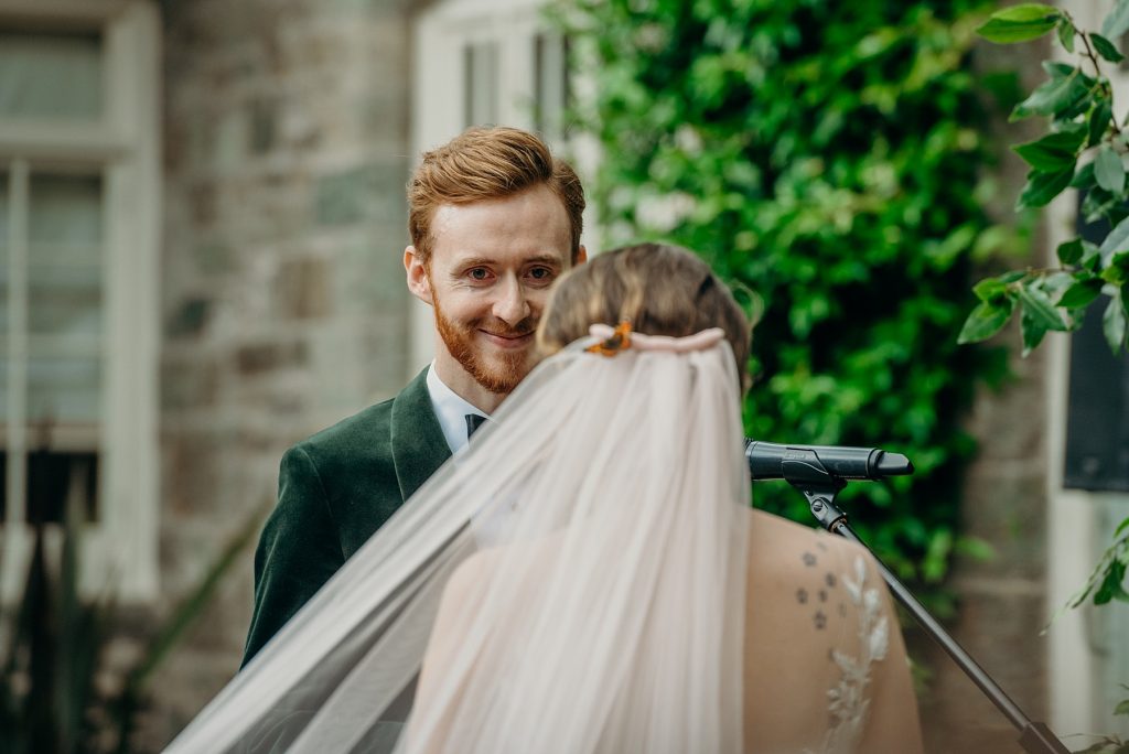 Hotel Endsleigh wedding vows