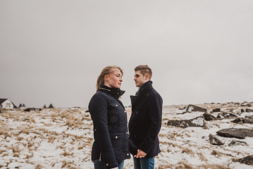 Snowy Engagement Shoot