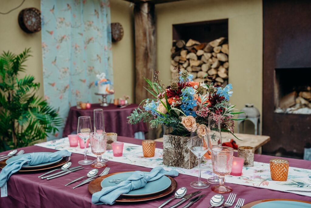 ever after table decor