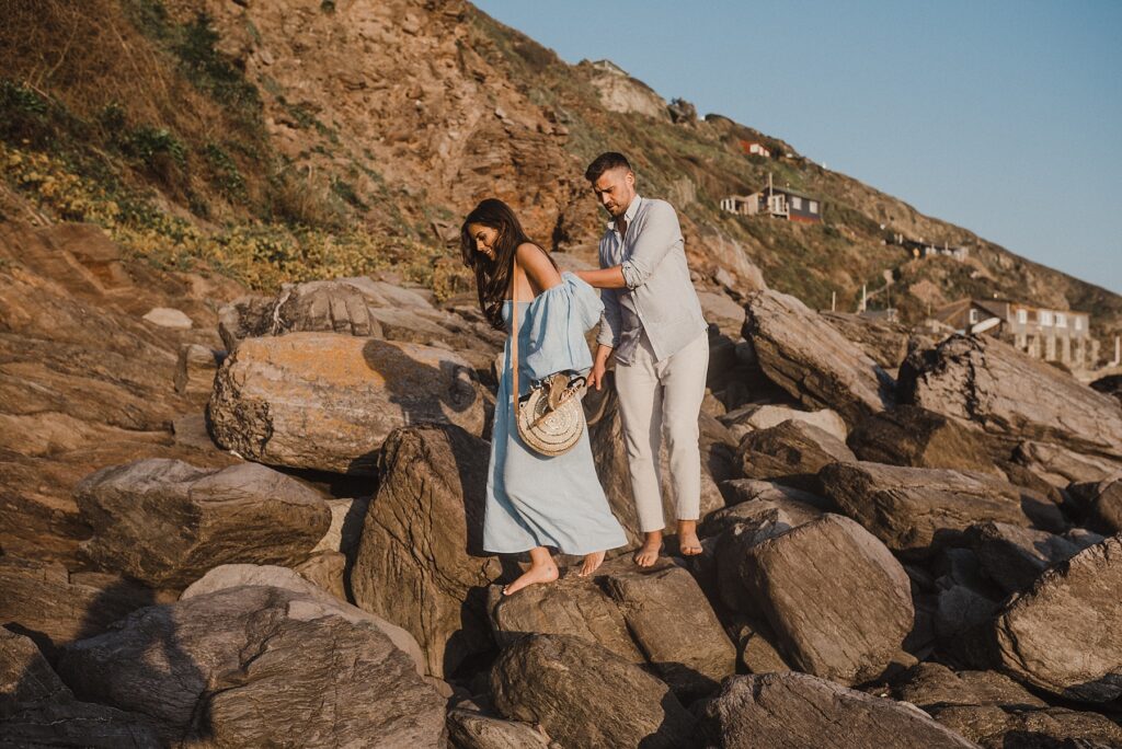 Romantic Whitsand Bay Photo Shoot