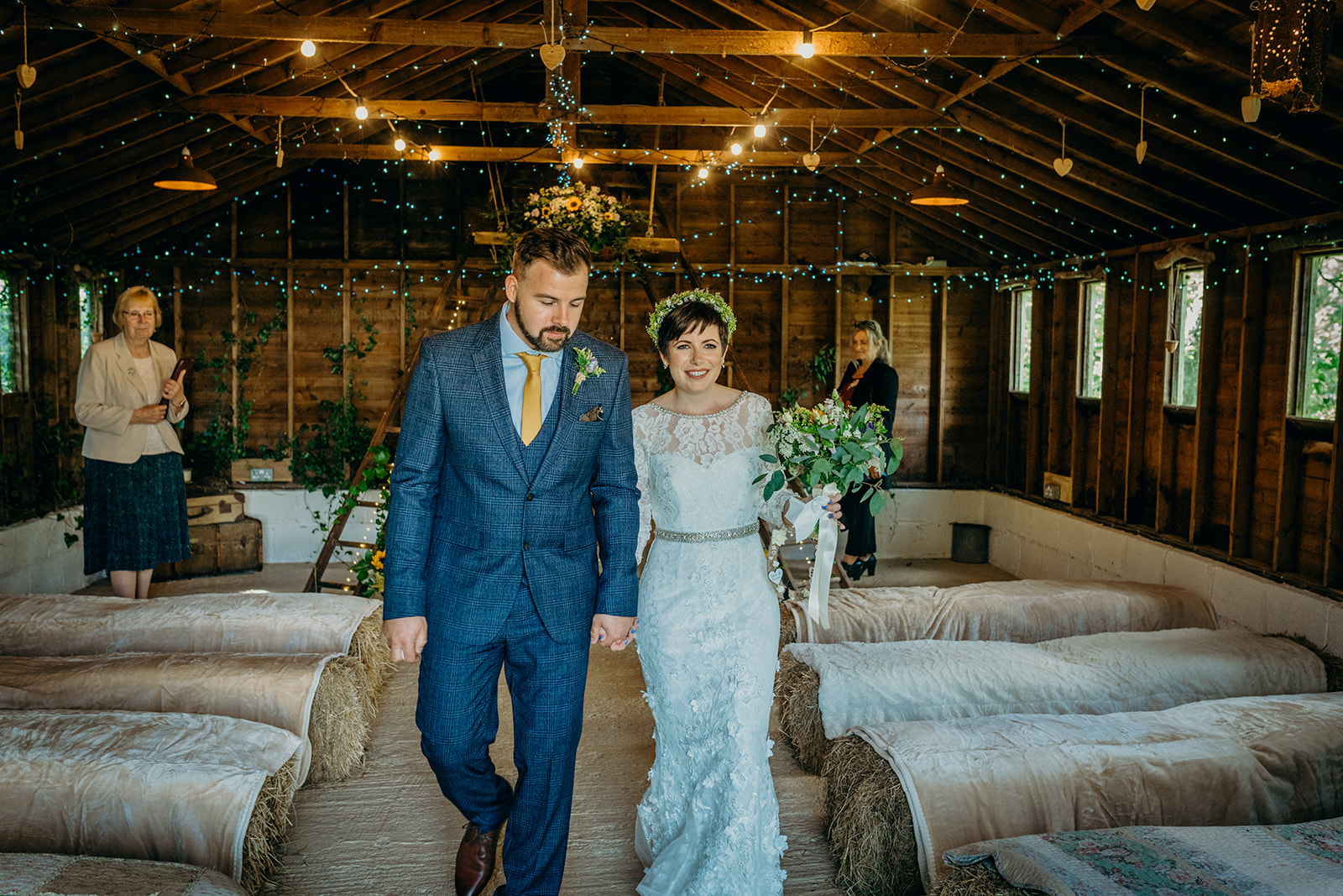 rustic Cornish seaside wedding