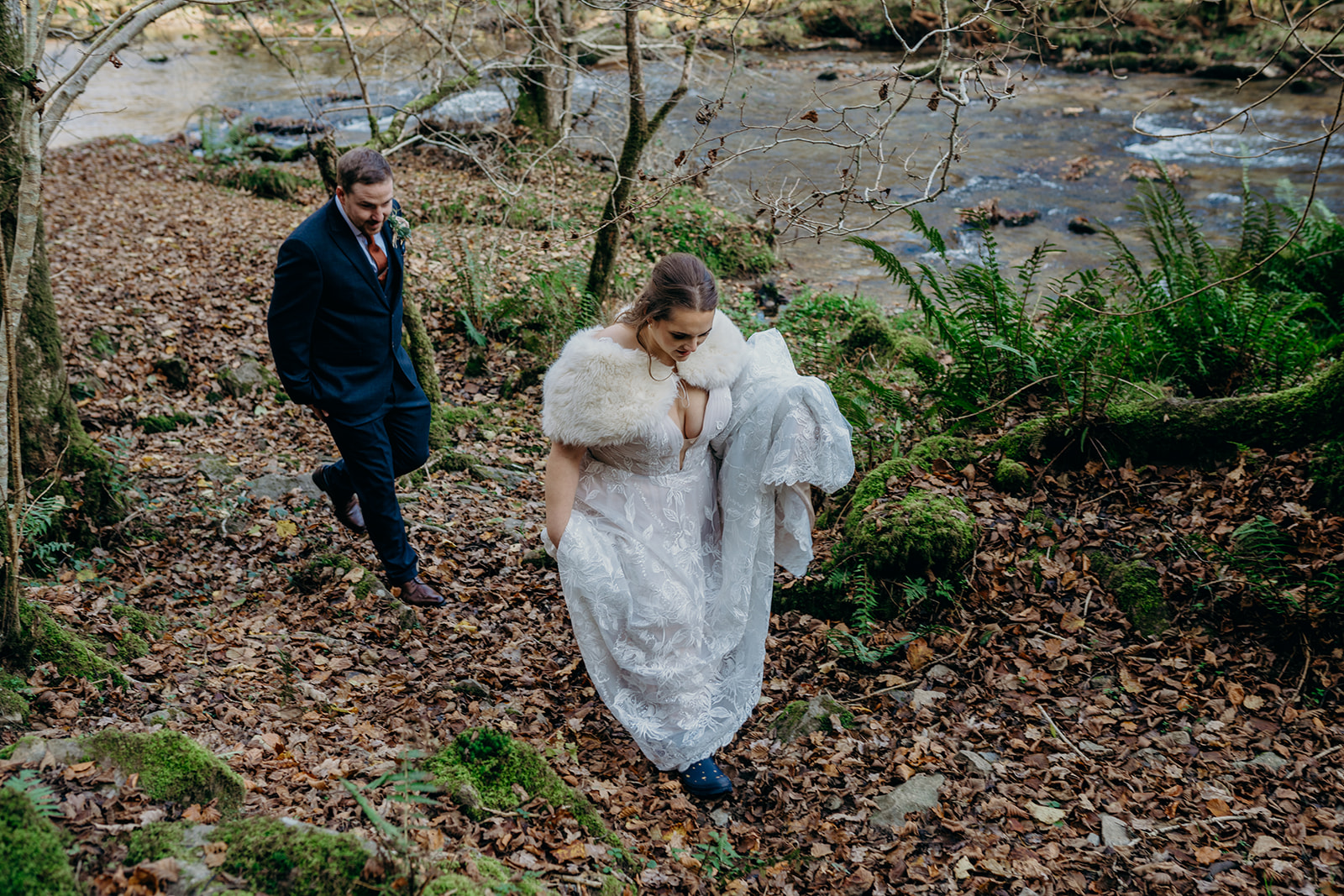 forest elopement Devon