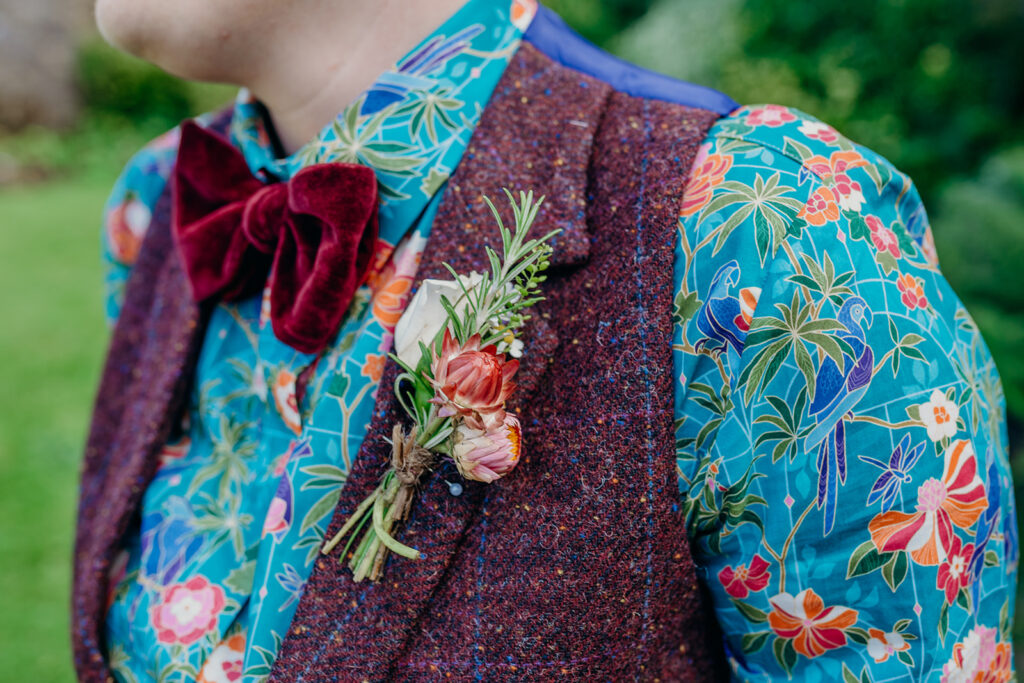 colourful wedding 
