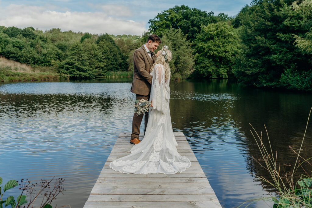 Boho wedding Devon