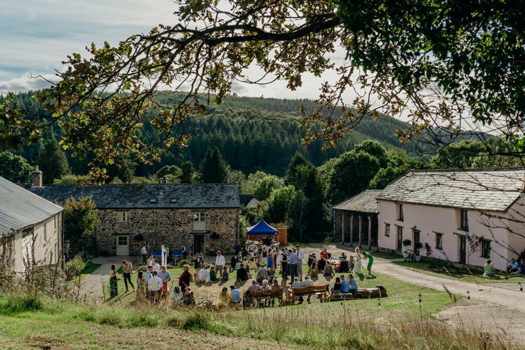 Boho wedding Devon