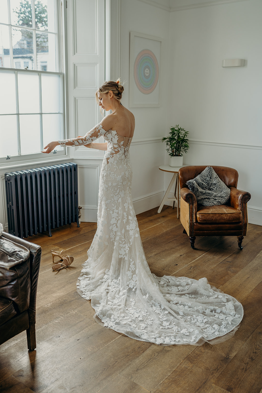boho wedding gown