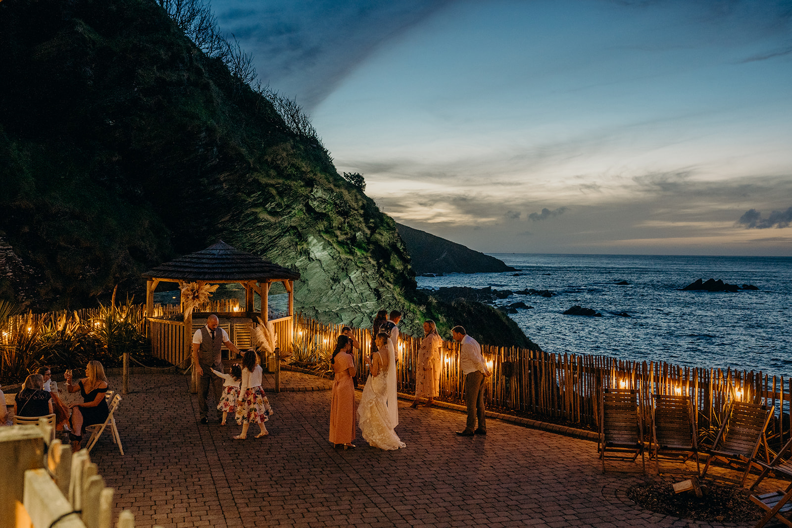 outdoor wedding dance