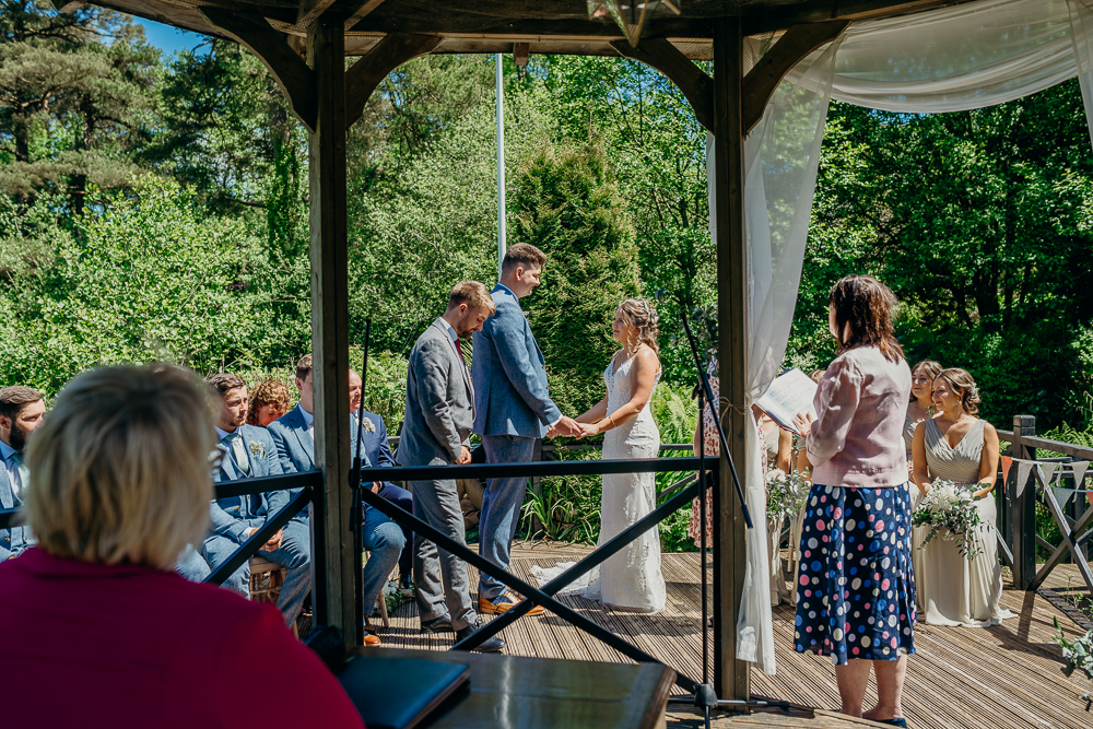 outdoor wedding ceremony