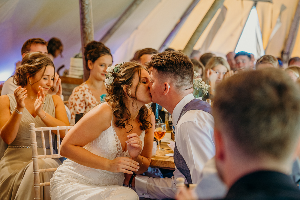 Tipi wedding near devon