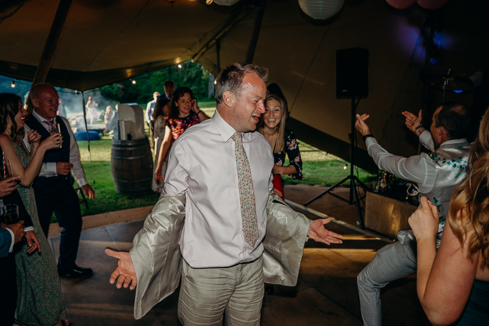 Tipi wedding near devon