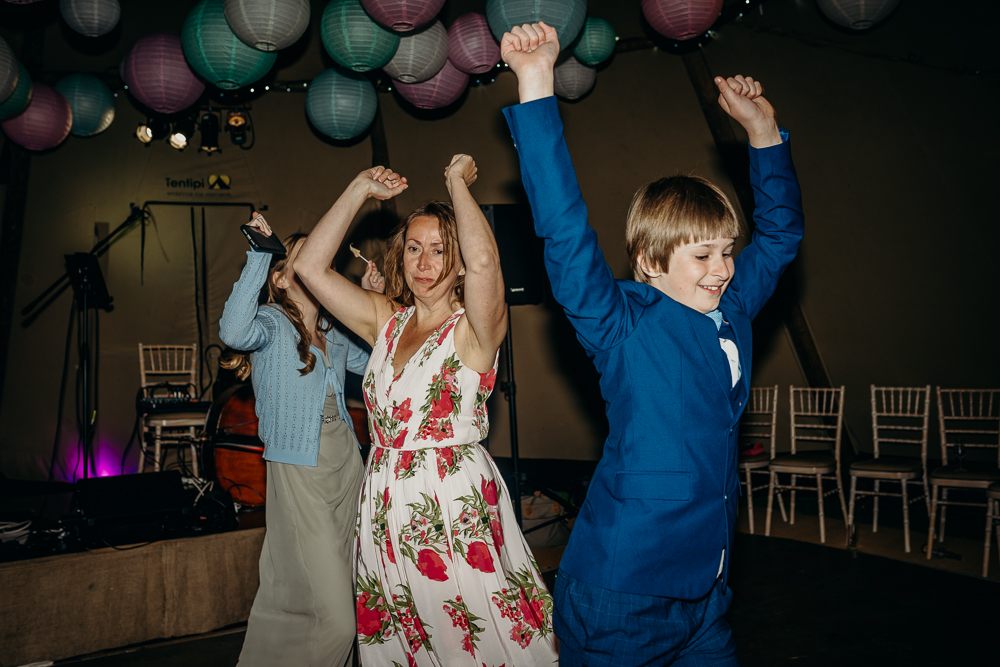 Tipi wedding near devon