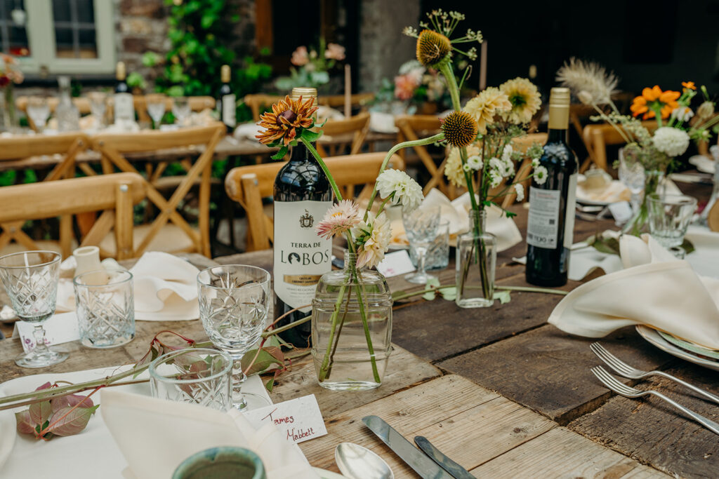 Dartmoor table decor