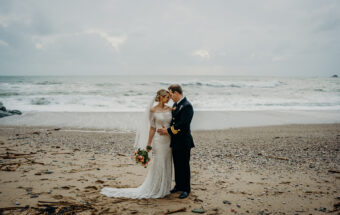 Gara rock beach wedding