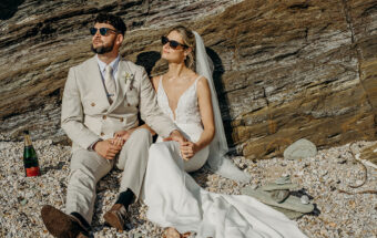 Gara Rock Beach Wedding
